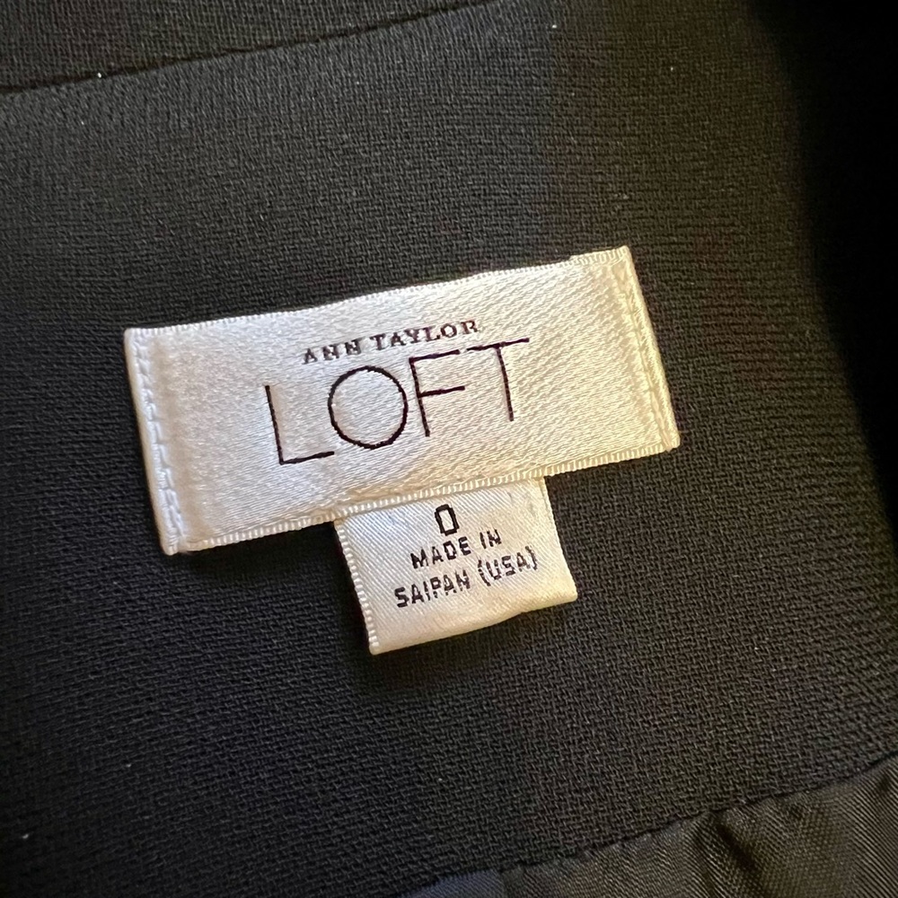 Loft Blazer With Single Button Closure Black Nwot - image 7